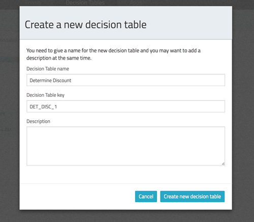 decision tables 2