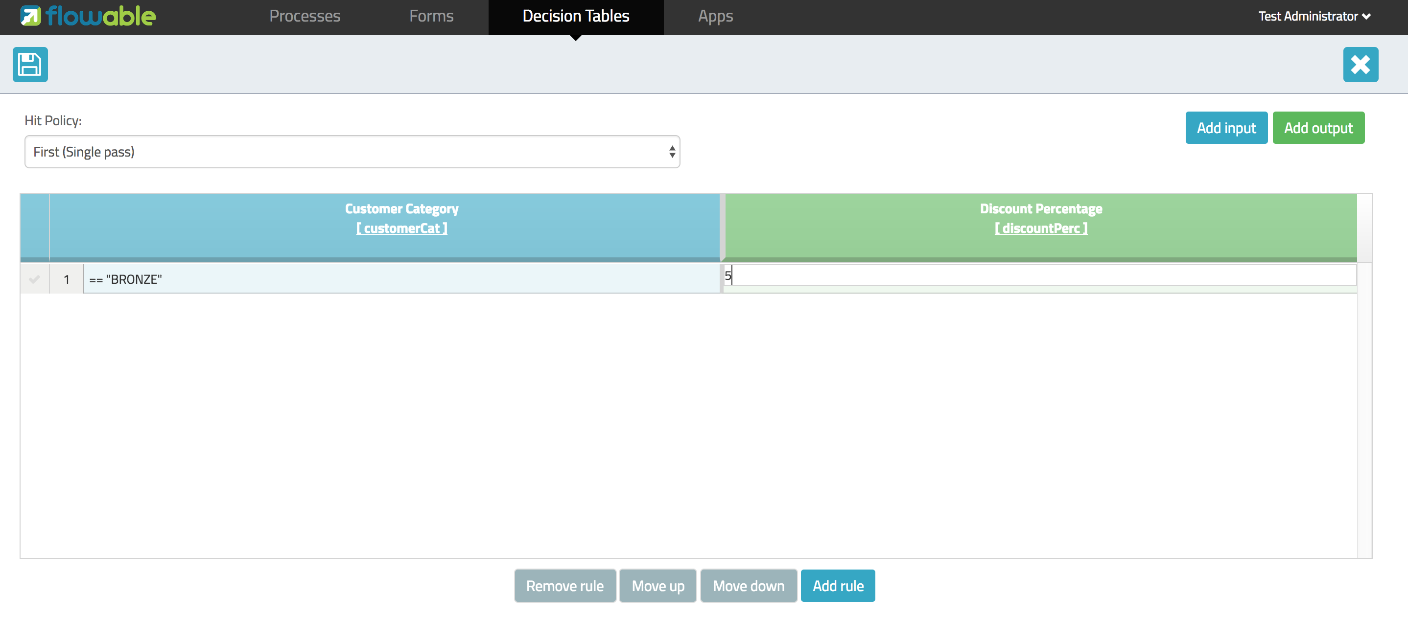 decision tables 7